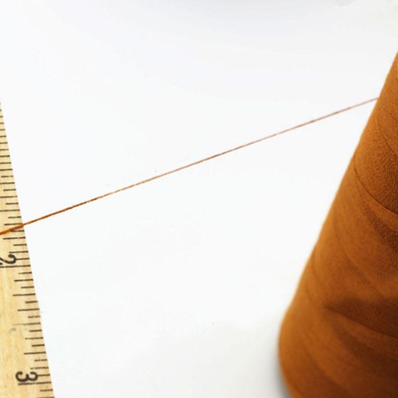 3000 yards jean sytråd tyk polyester tråd polstring jeans denim knap sy håndværk guld sytilbehør