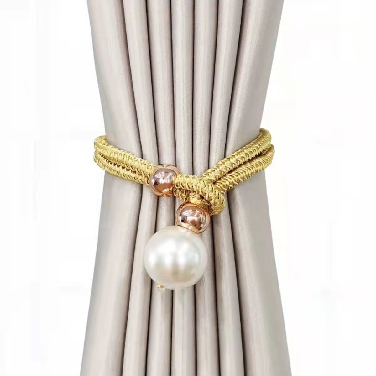 1Pc Heavy Curtains Clamps Curtain Holder Pompom Tieback Clips Hanging Balls Tie Back Home Decoration Accessories