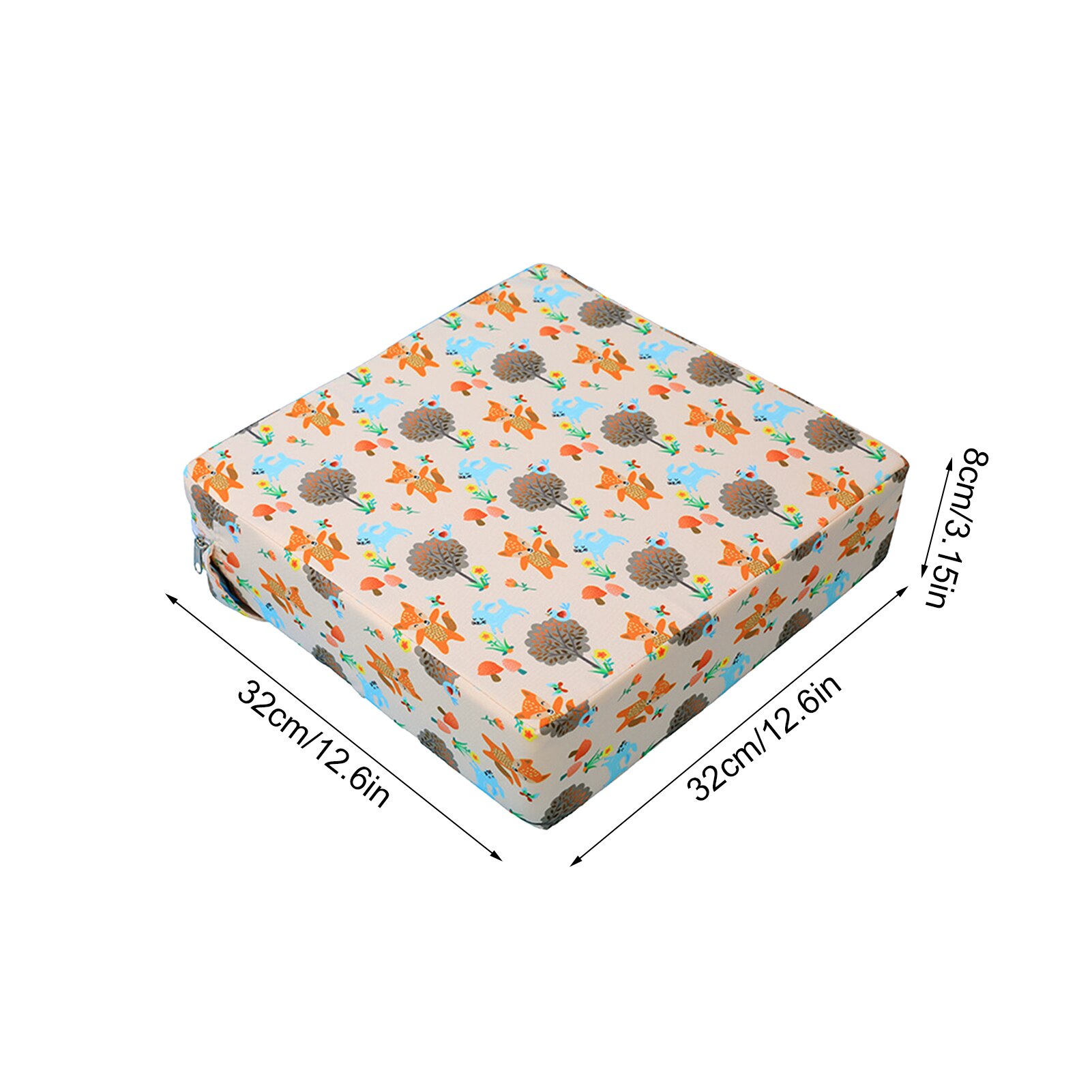 Draagbare 8Cm Zitkussen Kids High Chair Booster Zitkussen Eetkamerstoel Verhooging Zitkussen Student Verstelbare Riem