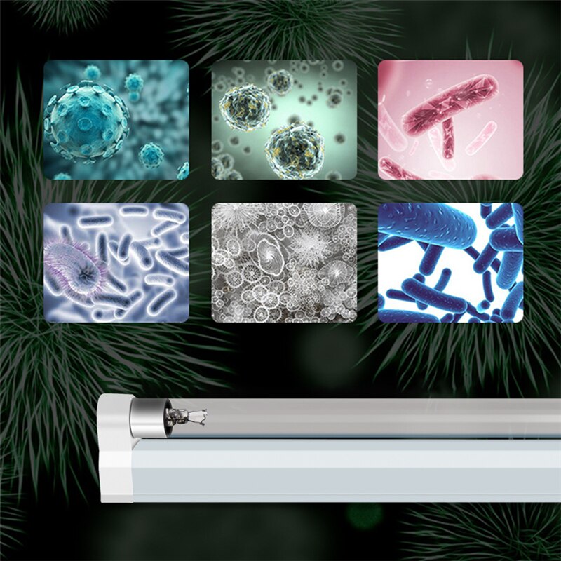 6W 8W UV Germicidal Disinfection Lamp UV LED Sterilize Lamp Ultraviolet Quartz linear Light Ozone Generator Sterilizer Lights