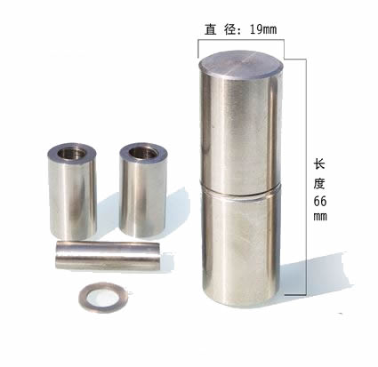 Charnières cylindriques en acier inoxydable 304 | Charnière industrielle, solide et robuste, sans rouille, détachable pour porte métallique extérieure: 22x76mm