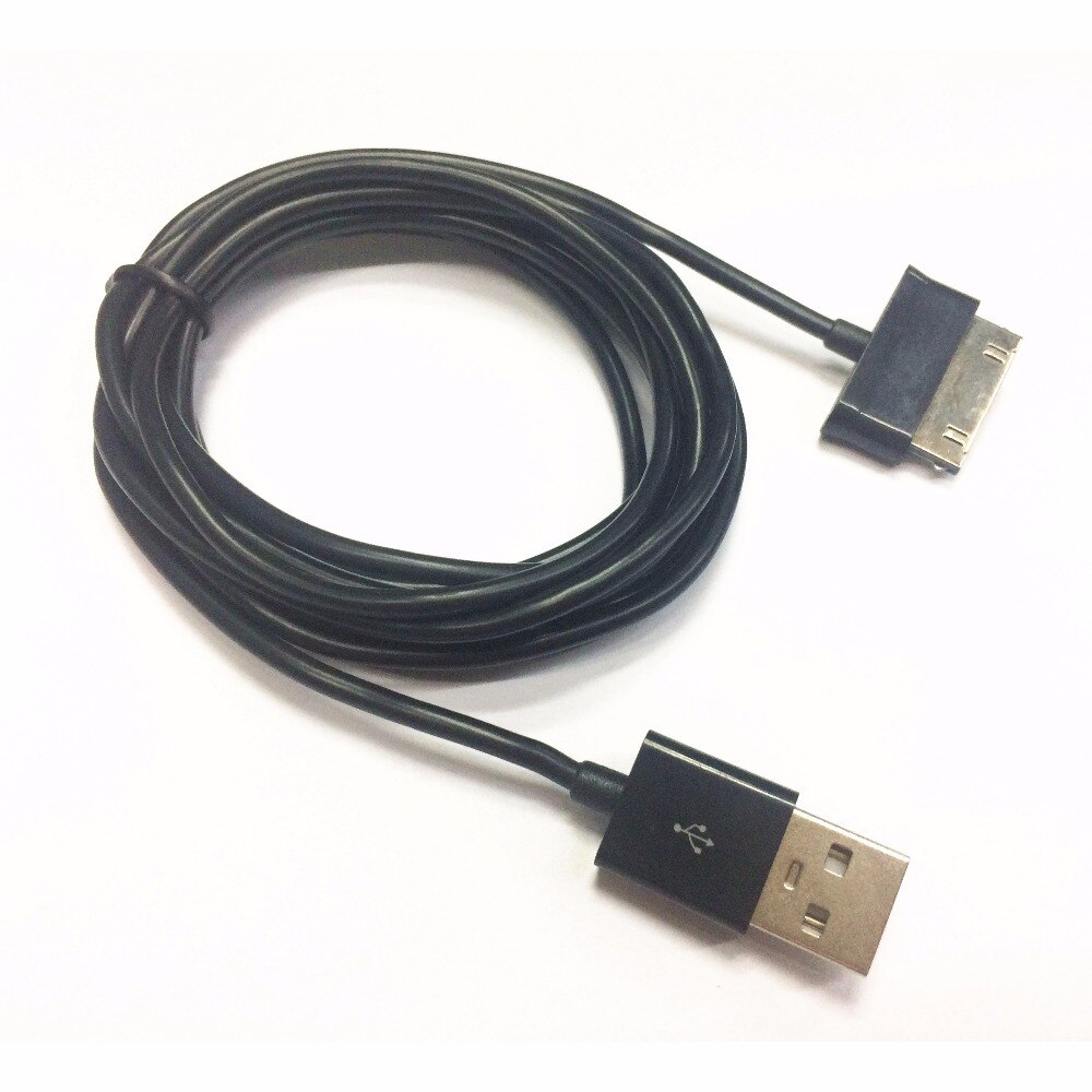 P1000 P7510 2M 6ft LONG THICK USB cable BLACK for Samsung Galaxy Tab 2 7.0 10.1 8.9 7.7 Plus