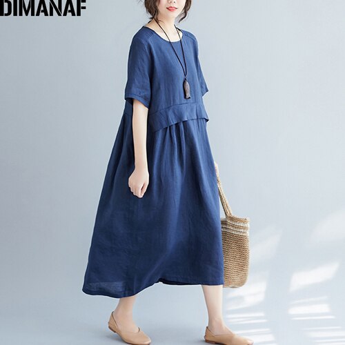 Linnen blouse lang lange mouw mint