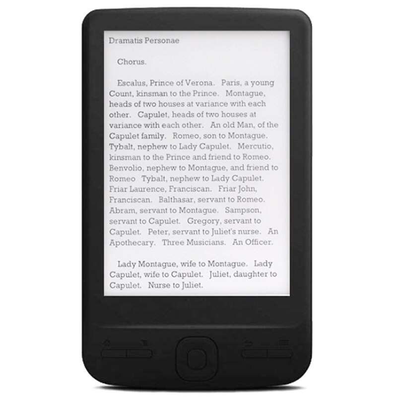 4.3 Inch E-Ink Ebook Reader 800X600 Ereader Elektronisch Papier Boek Met Front Licht Pu Cover: Black 8G