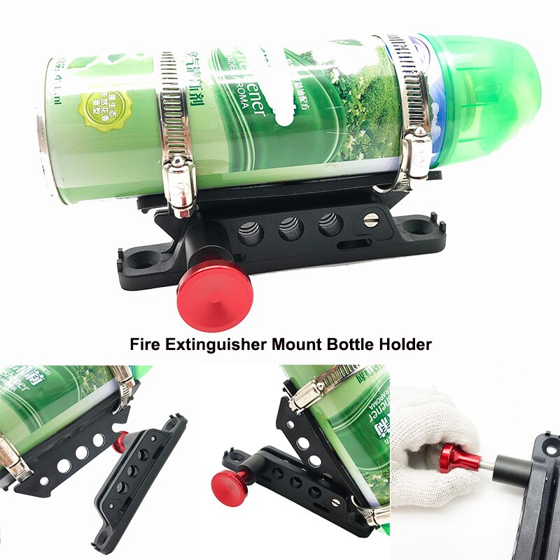 Brannslukningsutstyr flaskeholder for jeep wrangler polaris justerbar veltebøyle brannhylle jk tj cj rubicon ranger