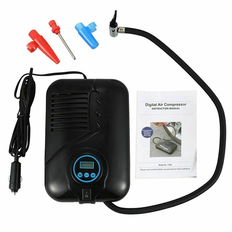 250 Psi Digitale Tire Inflator Dc 12 Volt Auto Draagbare Luchtcompressor Pomp Auto Luchtcompressor Voor Auto Motor