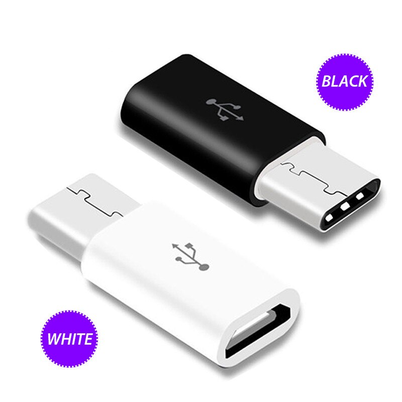 8MM Long USB Type C Adapter For Blackview Bv9700 Bv9600 BV8000 BV9000 Pro S6 Micro USB Female To Type C Male Converter Cable