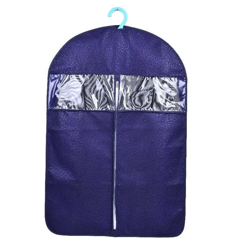 Sac de rangement pour vêtements en daim, manteau tridimensionnel domestique, housse anti-poussière pour vêtements en fourrure, Long doudoune, housse suspendue