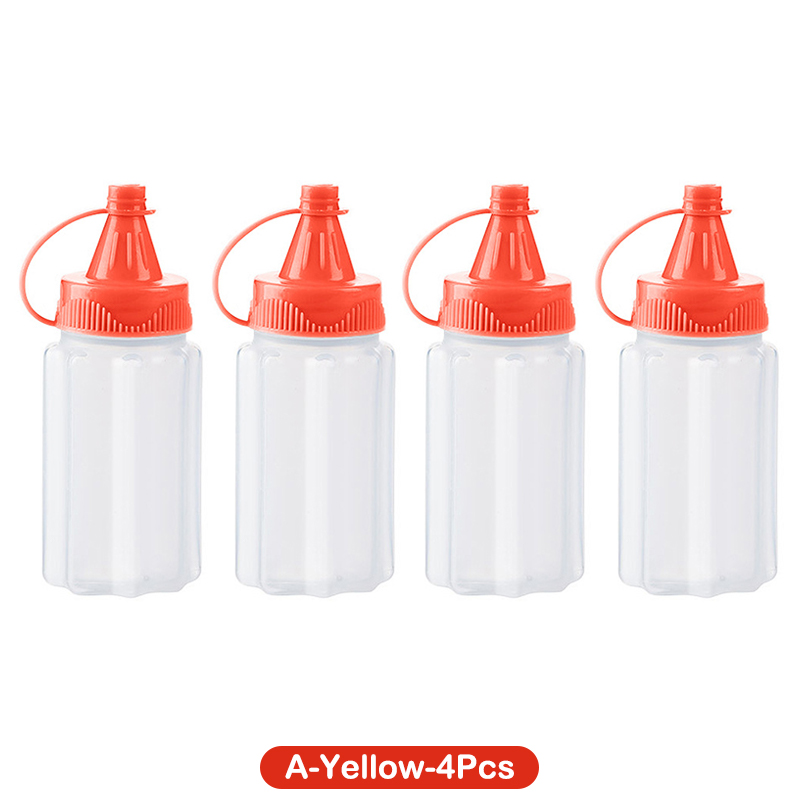 Portable Mini Sauce Bottle Box Squeeze Bottle Salad Dressing Ketchup Squeeze Jar Container Lunch Box Accessories: Ivory