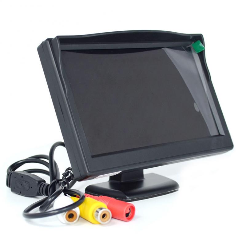 5 Inch Car Monitor LCD HD 16: 9 Car Display Screen Auto Rear View Monitor Parking Monitor 2 Way Video Input Car Electronics: 1
