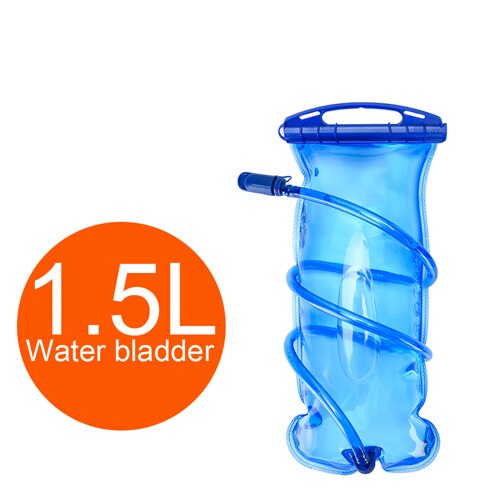 Water Bag 1L 1.5L 2L 3L Water Bladder Reservoir Hydration Container Pack Storage Bag BPA Free Running Hydration Vest Backpack: 1.5L B