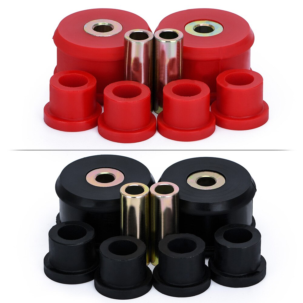 Frente de brazo de Control casquillo Kit para VW escarabajo 98-06 de Golf/85-06/Jetta 85-06 de poliuretano negro rojo WX-CAB01