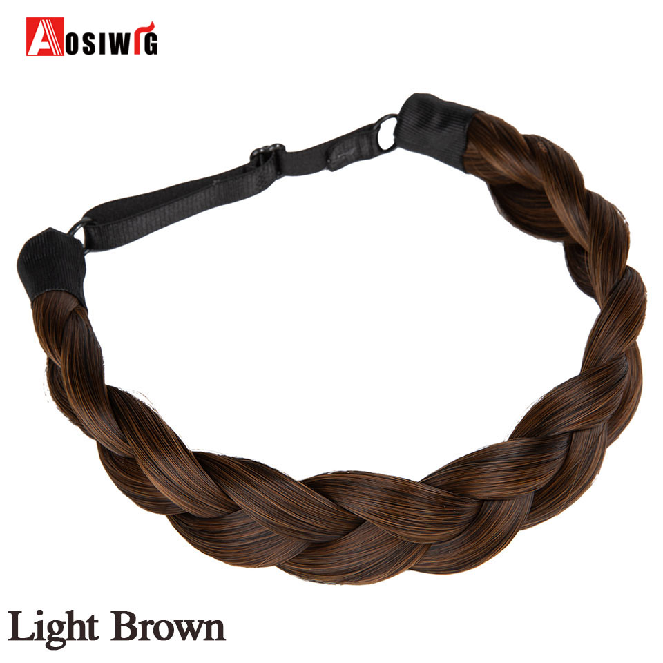 Accesorios para el cabello de para mujeres y niñas, peluca sintética, bandas para el cabello, diadema Vintage, trenzas, diademas, accesorios para peluca de cabello: T1B/Verde