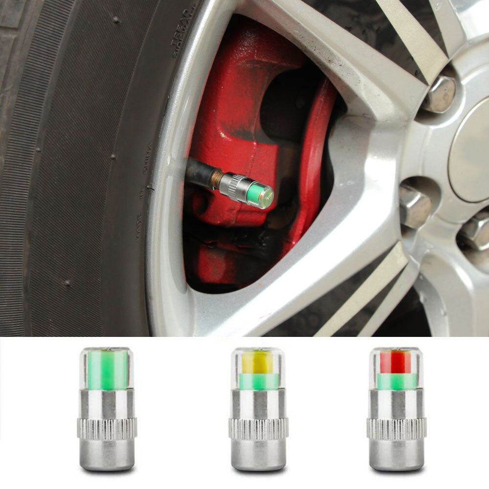 Tapón de válvula de coche para neumático de coche, tapón de válvula a prueba de polvo, 4 unidades