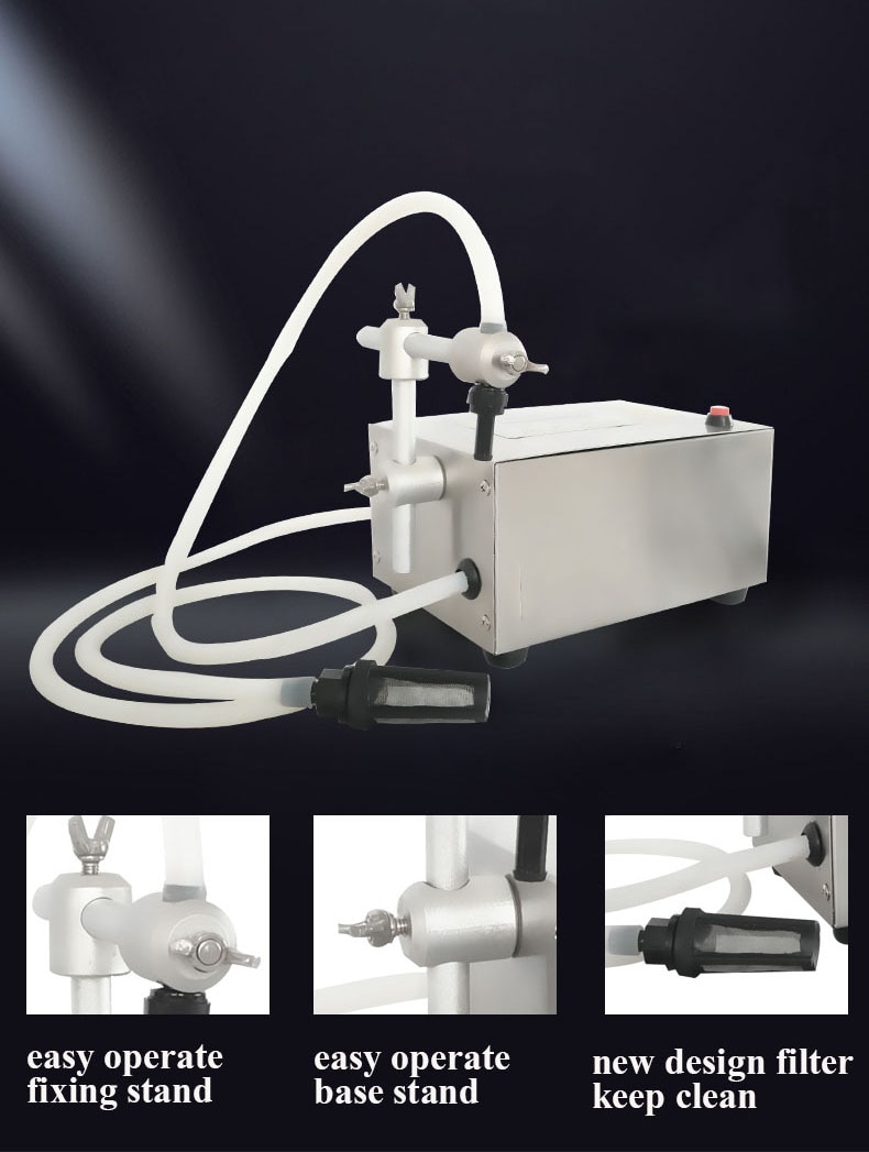 Liquid Filling Machine Water Filler Electric Digital Control Milk Vinegar Soy Sauce Beverage Juice Filling Equipment 3-4000ml