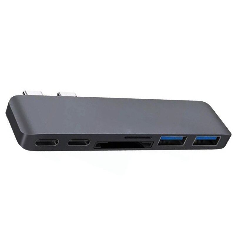 Dual Type-C Hub Hub 2Usb3.0+Sd/Tf Card Reader (Thunder 3 Interface)