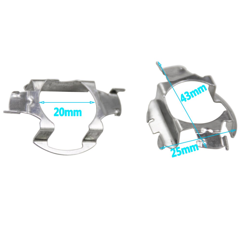 10 Stck H7 versteckt Scheinwerfer Birne Halfter Adapter Basis LED Scheinwerfer Xenon Scheinwerfer H7 Adapter Basis Scheinwerfer Halter Clips Bausatz