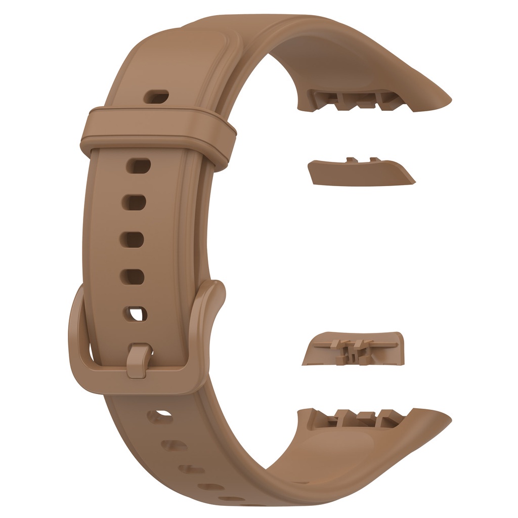 Armband für Oppo Band 2 Silikon Ersatz band: Braun