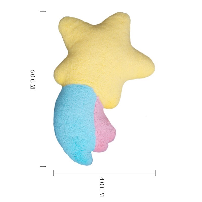 Nordic Style Star Cloud Meteor Bottle Pillow Home Cushion Girl&#39;s Children&#39;s Birthday: Royal Blue