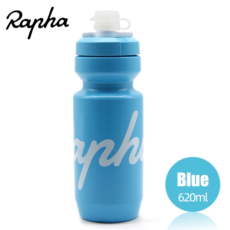 Rapha Fietsen Water Fles 620Ml Smaak-Gratis Bpa-vrij Plastic Camping Wandelen Sport Water Fles Lek-proof Squeezable Ketel: Blue 620ml