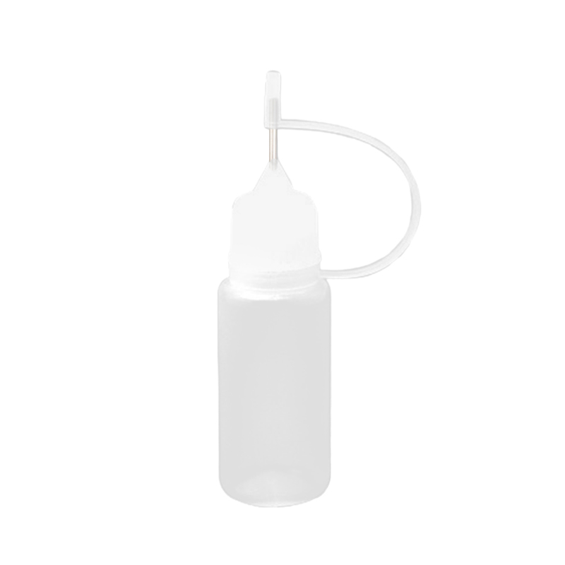 10ml nålespids lim applikatorflaske til papirquilling gør-det-selv scrapbogspapir plastik sminkeværktøjer, der kan presses nåleflaske