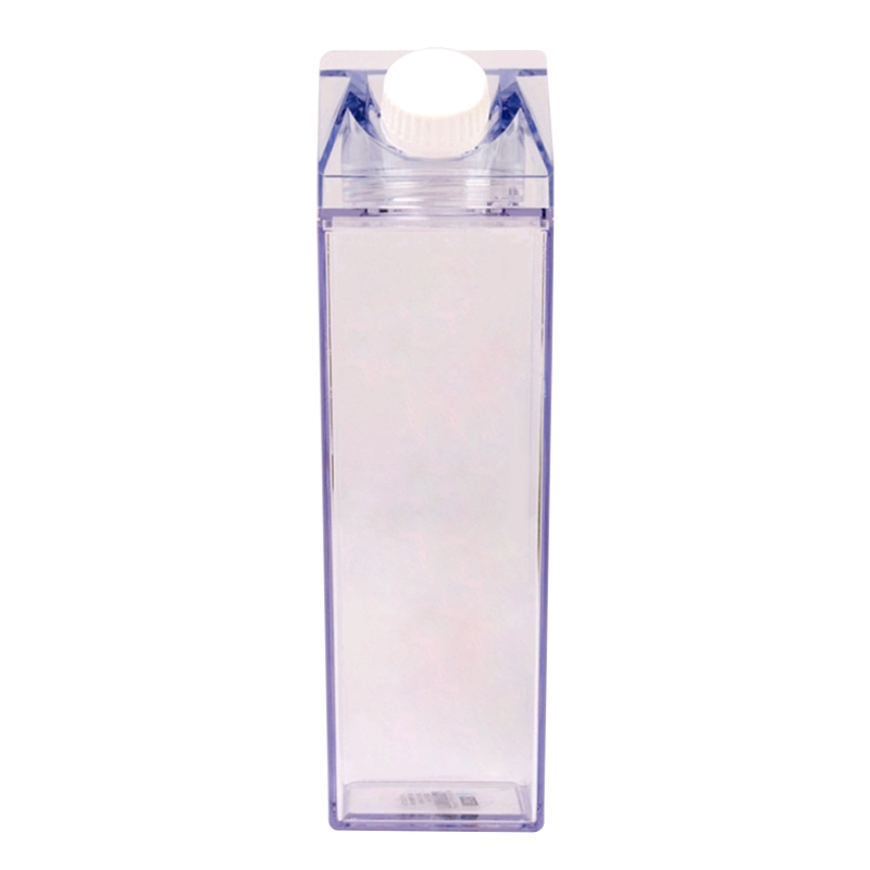 Contenitore trasparente trasparente del succo della bevanda della bottiglia di acqua del latte di plastica delle bevande all'aperto a tenuta stagna 500ml