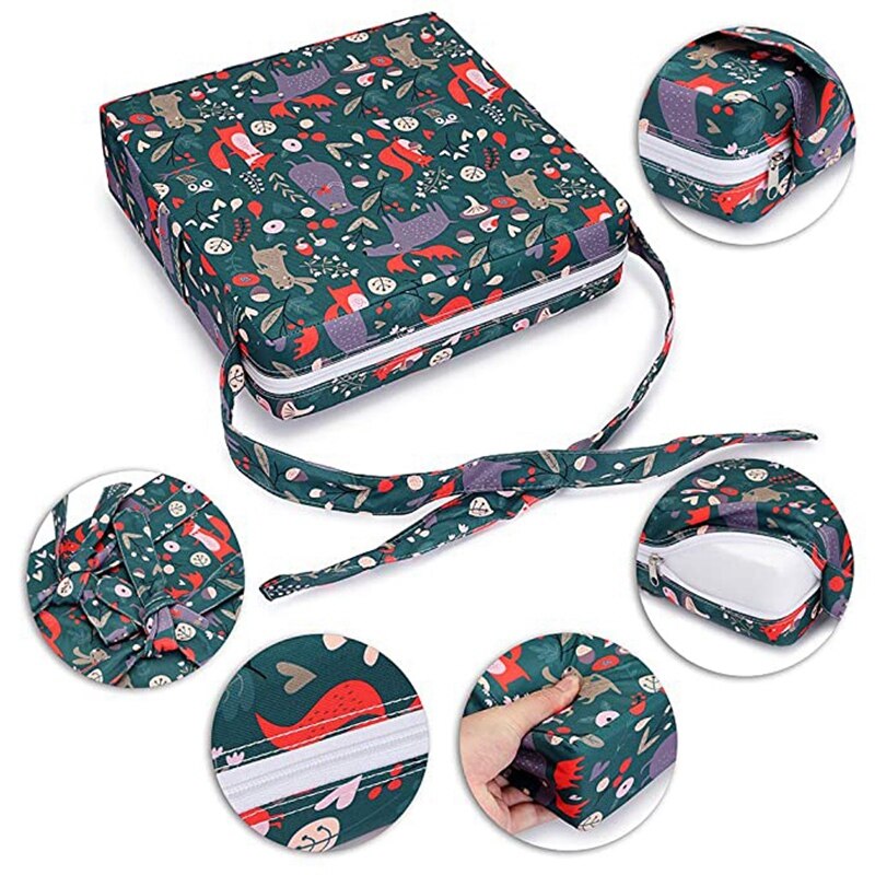 Vine Easy Seat Draagbare Reis Kinderstoel | Verstelbaar, Veilig, Wasbaar | Peuter Seat Cover | Handige Doek Reizen Past in Je Handtas (Rood