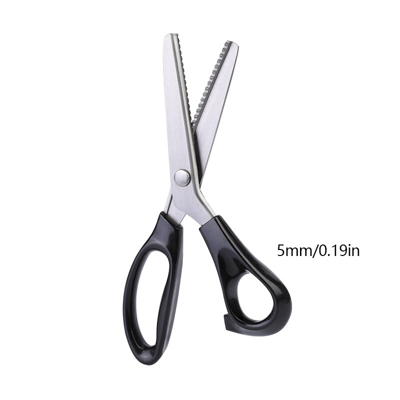 RORGETO-Tijeras de sastre de acero inoxidable para costura, herramienta de tapicería de cuero artesanal, tijeras para tela, 1 Uds.: Round 5mm