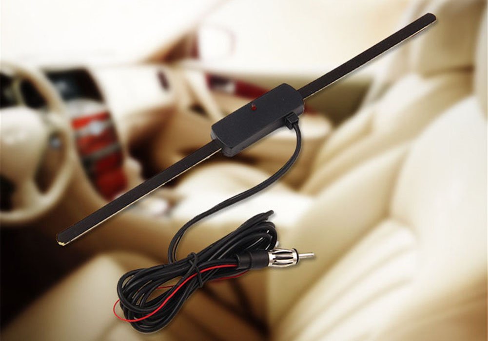 1pc 12V Hidden Amplified Antenna Truck Motorcycle Boat Golf Cart Campers AM FM Radio Stereo Car Accessories