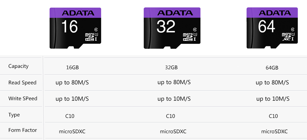 Adata Sdxc Sdhc 16Gb 32Gb 64Gb Class 10 Uhs Ik Geheugenkaart Microsd Tf Flash Card storage Card Voor Telefoon