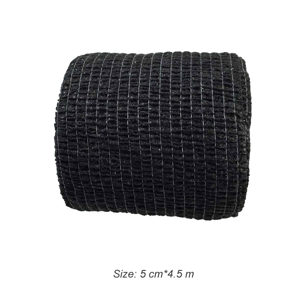Self Adhesive Elastic Bandage Self Adhesive Elastic Bandage Tape Protective Gear Knee Elbow Support Injury Pad: Black