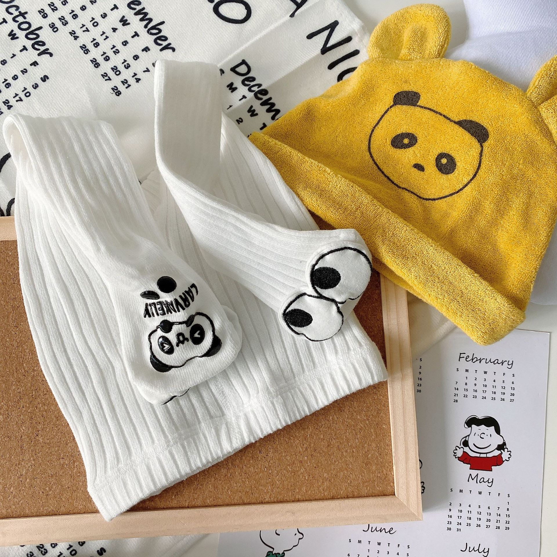 Herbst Gestrickte freundlicher Strumpfhosen Baumwolle Doppel Nadel Strumpfhosen Für Mädchen Niedlichen Ebene Baby Mädchen Kleinkind Winter Strümpfe: Weiß / 6m