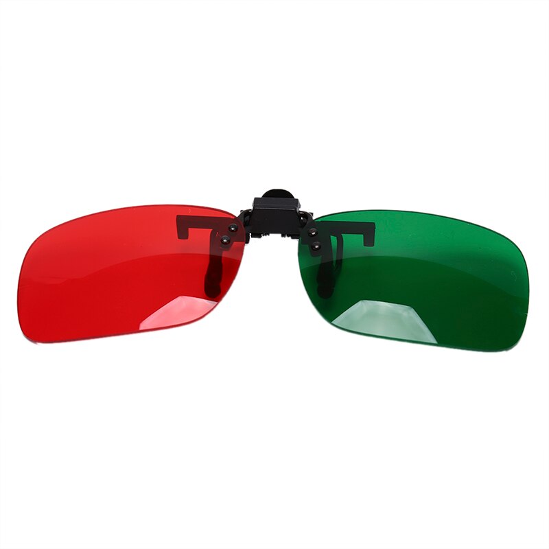 3D Glasses - Red & Cyan - Fits Over Most Prescription Glasses for Movies, Gaming, TV