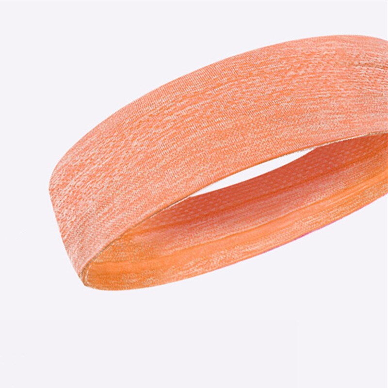 Sport Goederen Haar Lint Mannen Hoofdband Bandage Voor Running Accessoires Zweetband Voor Fietsen Elastische Band Voor Fitness Haarband: Orange