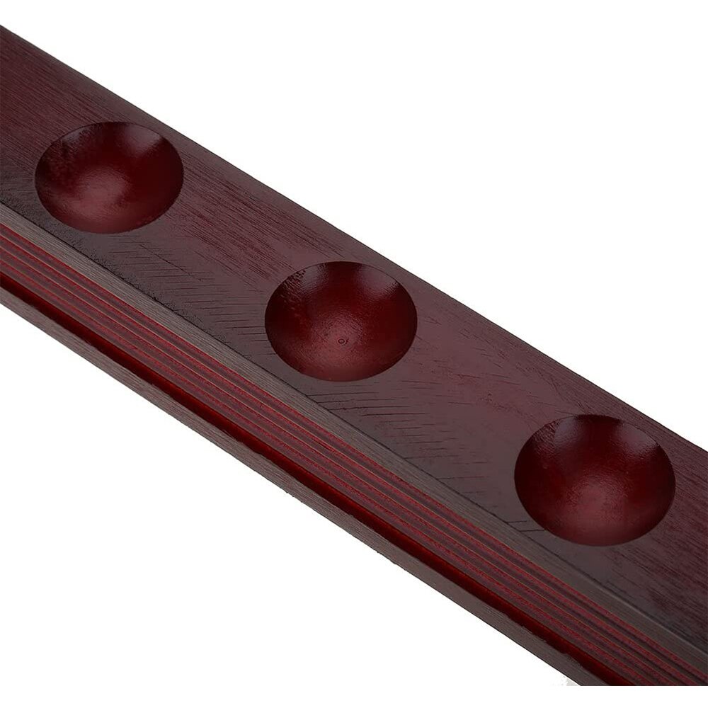 1 Set Biljart Hout Rack Wall Mounted Opknoping 6 Keu Voor Snooker Cue Ruimtebesparend Houder Snooker Accessoires