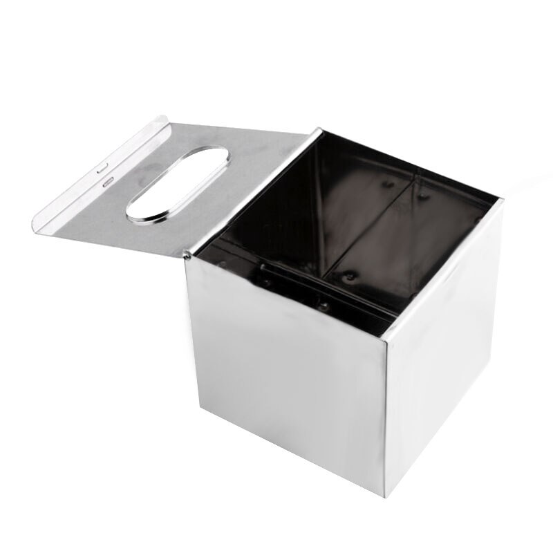 Rvs aanrechtblad papier vierkante bureau tissue doos homestay vierkante tissue papier doekjes hand doos