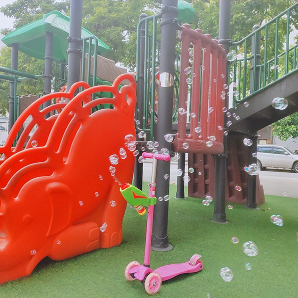 Elektrische Bubble Machine Fiets Scooter Outdoor Blazen Bubble Fidget Speelgoed Voor Kinderen Kinderen Speelgoed Verjaardag Zomer