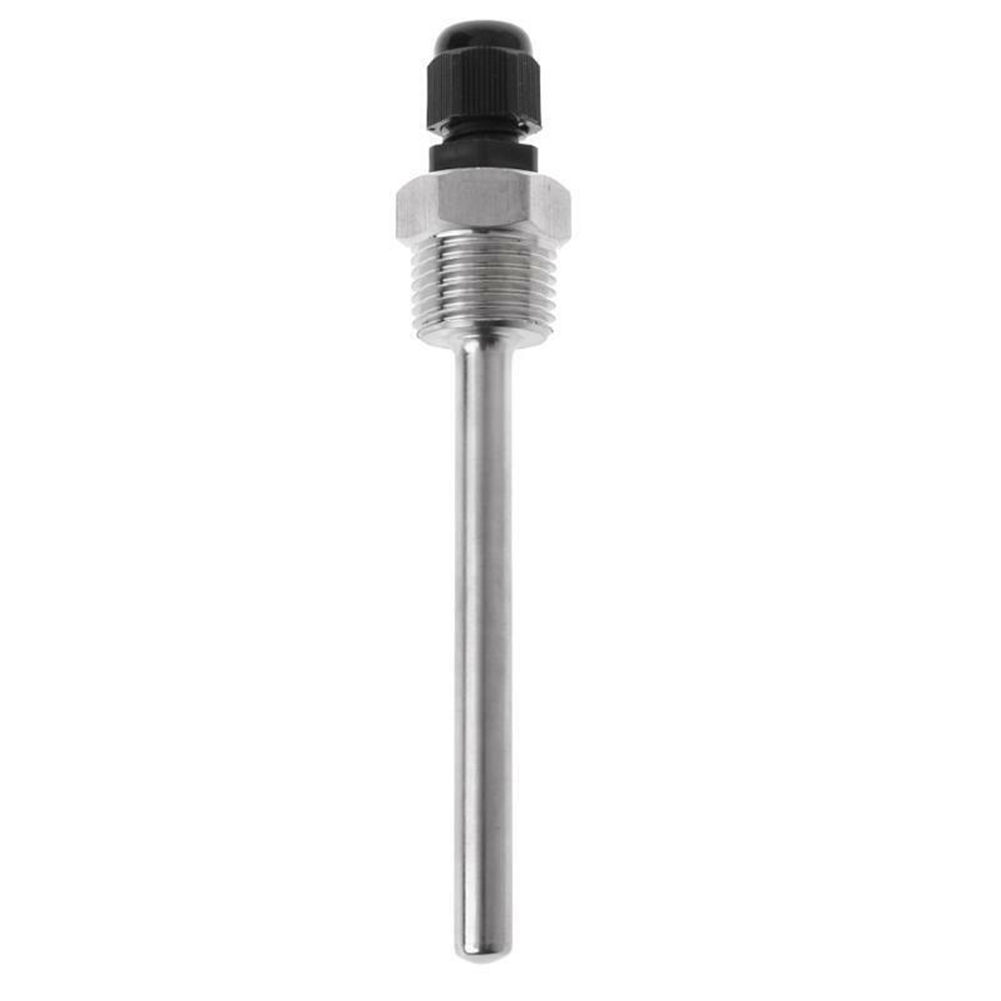 Pozzetto termometrico da 30-200 mm in acciaio inossidabile 304 con filettatura 1/2 G OD6mm Tasca per manicotto ad immersione per sensore di temperatura: Rosso
