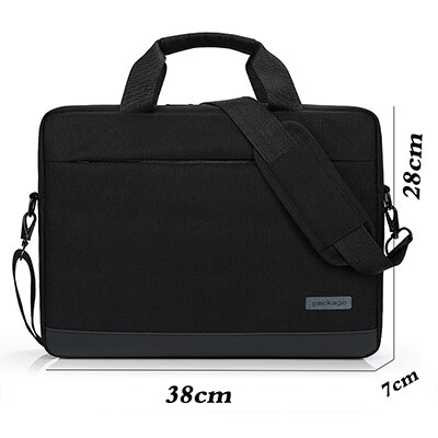 Handtas voor heren schoudertas waterdichte laptoptas casual reistas schoudertas heren oxford doek rits bovenhandvat tassen: Zwart klein