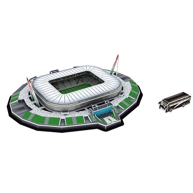 3D Puzzle toys World famous football stadium 16 styles models Camp Nou, Bernabeu,Old Trafford etc. kids diy papercraft models: 165