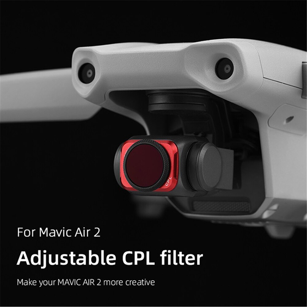 Camera Lens Filter Cpl Verstelbare Nd Uv Lens Voor Dji Mavic Air 2 Drone Accessoires