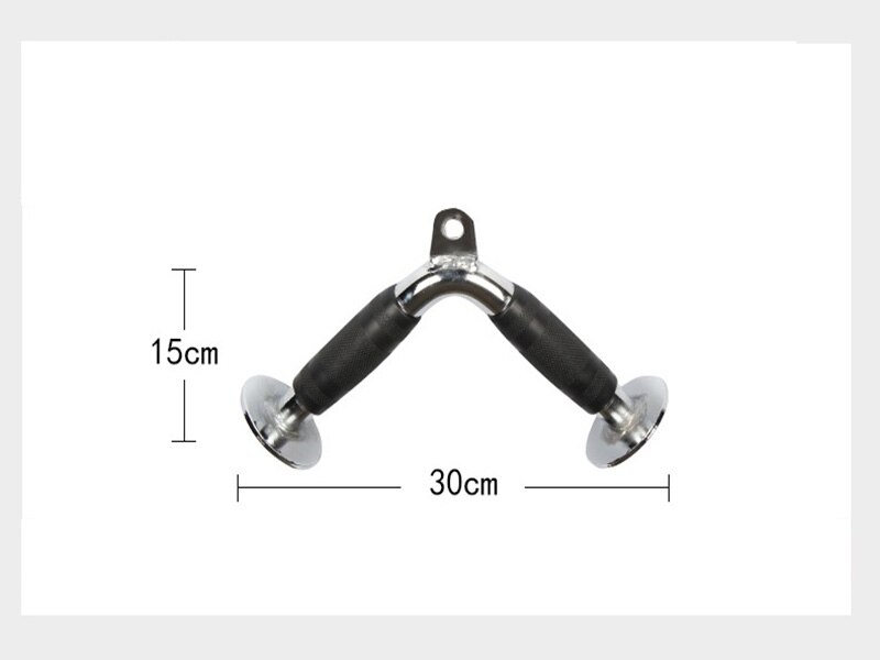 Uitgebreide krachtapparatuur accessoires fitnessapparatuur galvaniseren handvat kunststof handvat speciale trekbuigstang