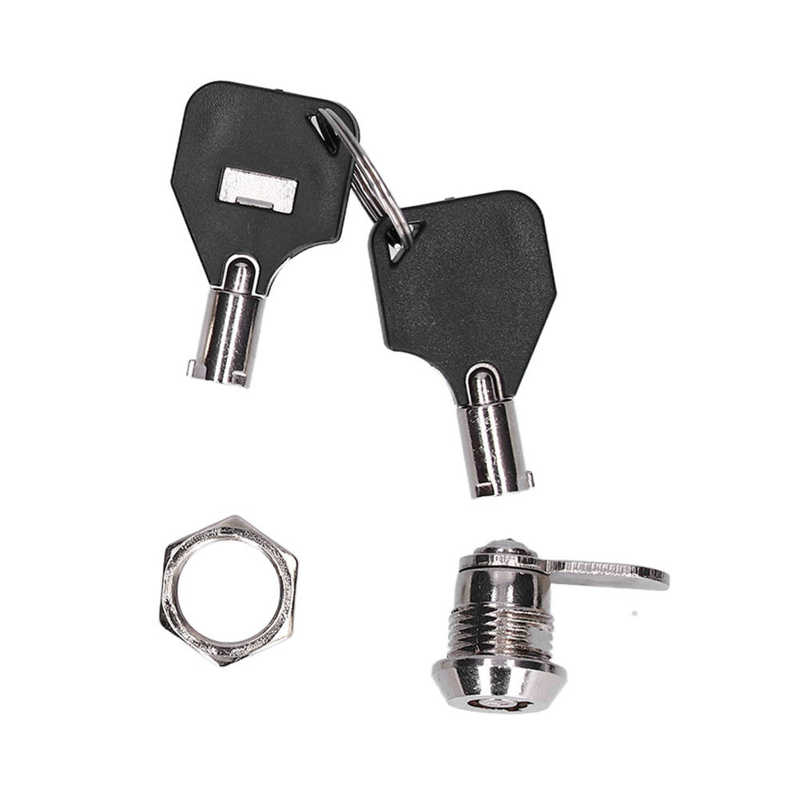 File Cabinet Lock Drawer Lock Zinc Alloy Firm Installation for Drawers