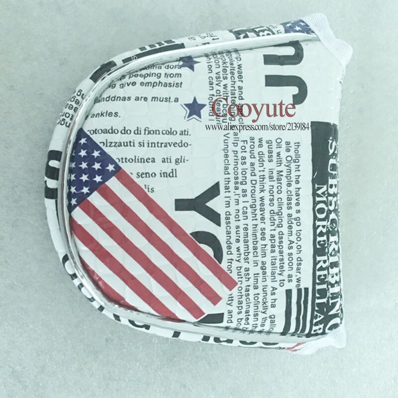 Club Golf Headcover Cooyute Pu Halve Cirkel Putter Headcover Unisex Witte Kleur Golfclubs Headcover