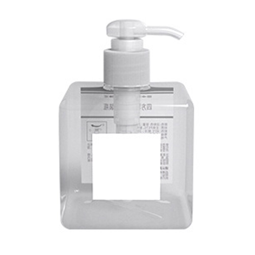 250/450ml Plastic Empty Liquid Soap Lotion Shampoo Dispenser Press Pump Bottle Refillable Bottle Container: Transparent250ml