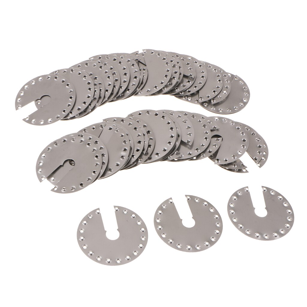 50PCS Solar Panel PV Grounding Clip/Washer/Spacer 1.77x1.77 inch