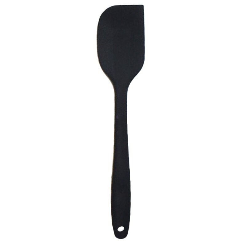 Multi-colored Spatula Kitchen Buttercream Silicone Cake Cooking Cream Spatula Cake Cooking Tool Kitchen Kitchenware: black