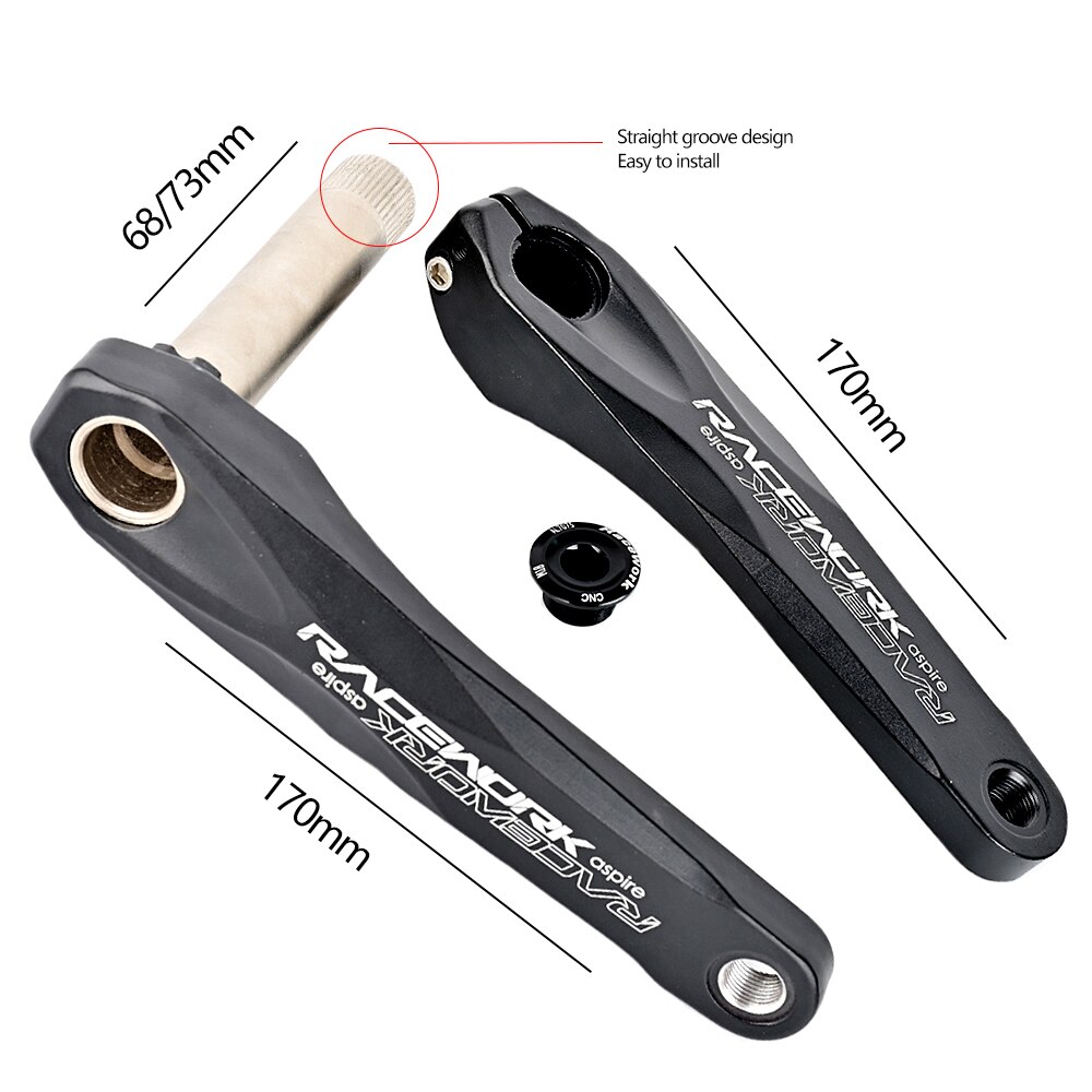 RACEWORK Mountain Bike Crankset 170/175mm MTB GXP Crank 32T 34T 36T 38T Chainring Bicycle Crankset For SRAM XX1 XO1 X1 GX XO X9