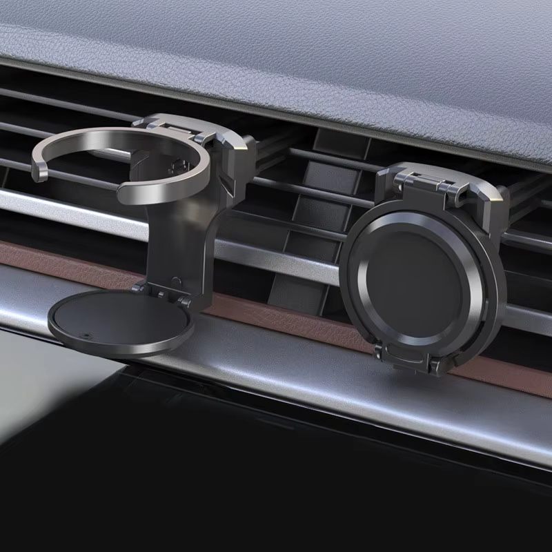 Faltbarer Auto-Lüftungsgetränkehalter Universeller Auto-Getränkehalter Wasserflaschenhalterung Innenraum-Zubehör für Kaffee Saft Getränke