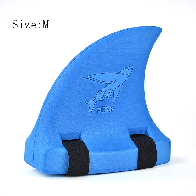 Aletas de natación EVA para niños y adultos, flotantes, flotantes para la piscina, ayuda para nadar, deportes acuáticos: blue  M